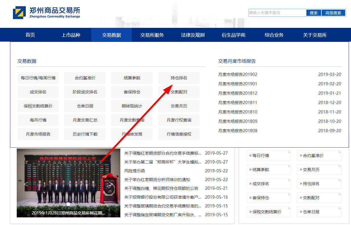 如何查询期货的持仓报告数据 如何查询期货的持仓报告数据